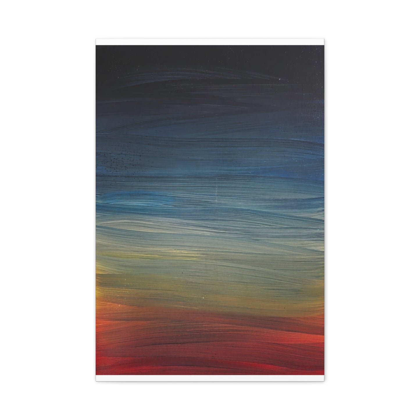 Abstract Coastal Sunset Canvas Print — Matte Stretched Wall Art