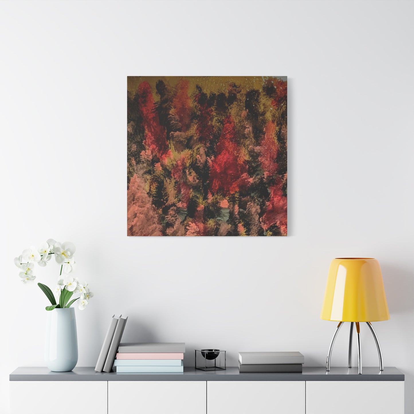 Autumn Forest Abstract Canvas