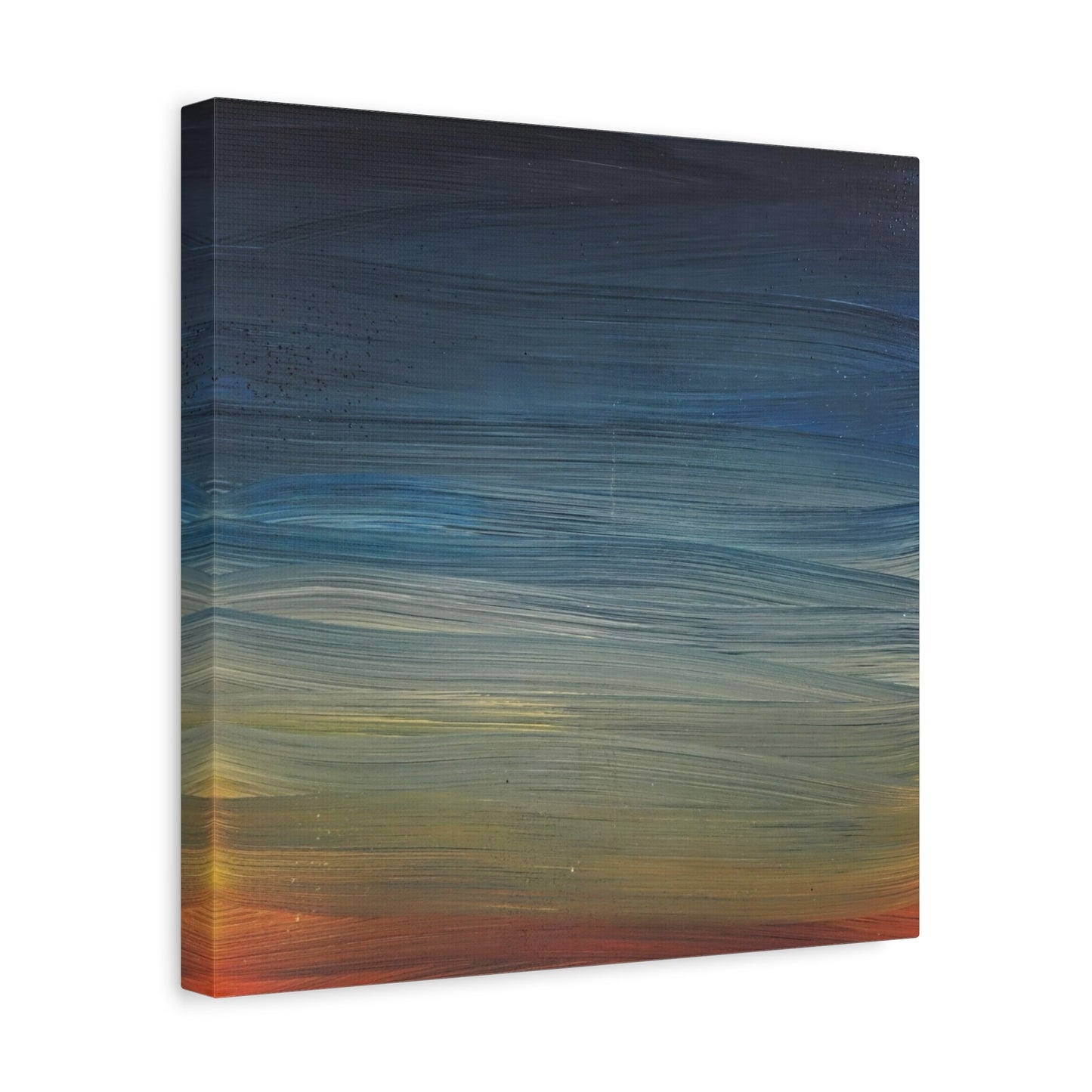 Abstract Coastal Sunset Canvas Print — Matte Stretched Wall Art