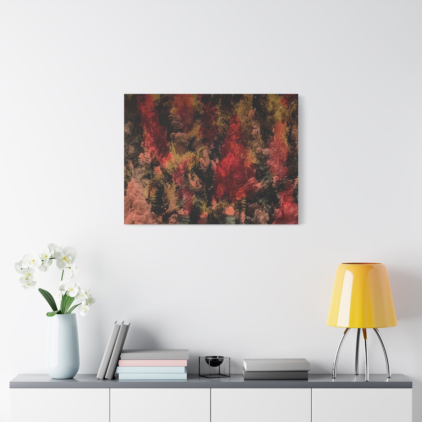 Autumn Forest Abstract Canvas