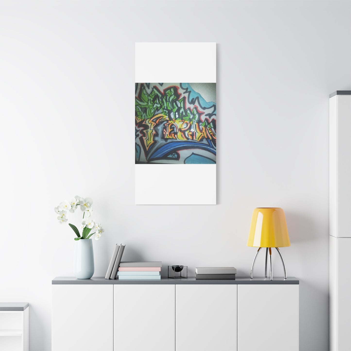 Graffiti Street Art Canvas Print — Urban Colorful Wall Decor
