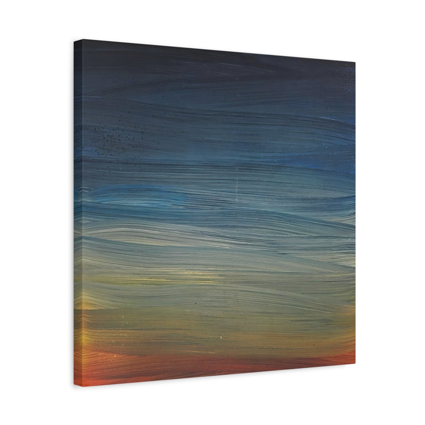 Abstract Coastal Sunset Canvas Print — Matte Stretched Wall Art