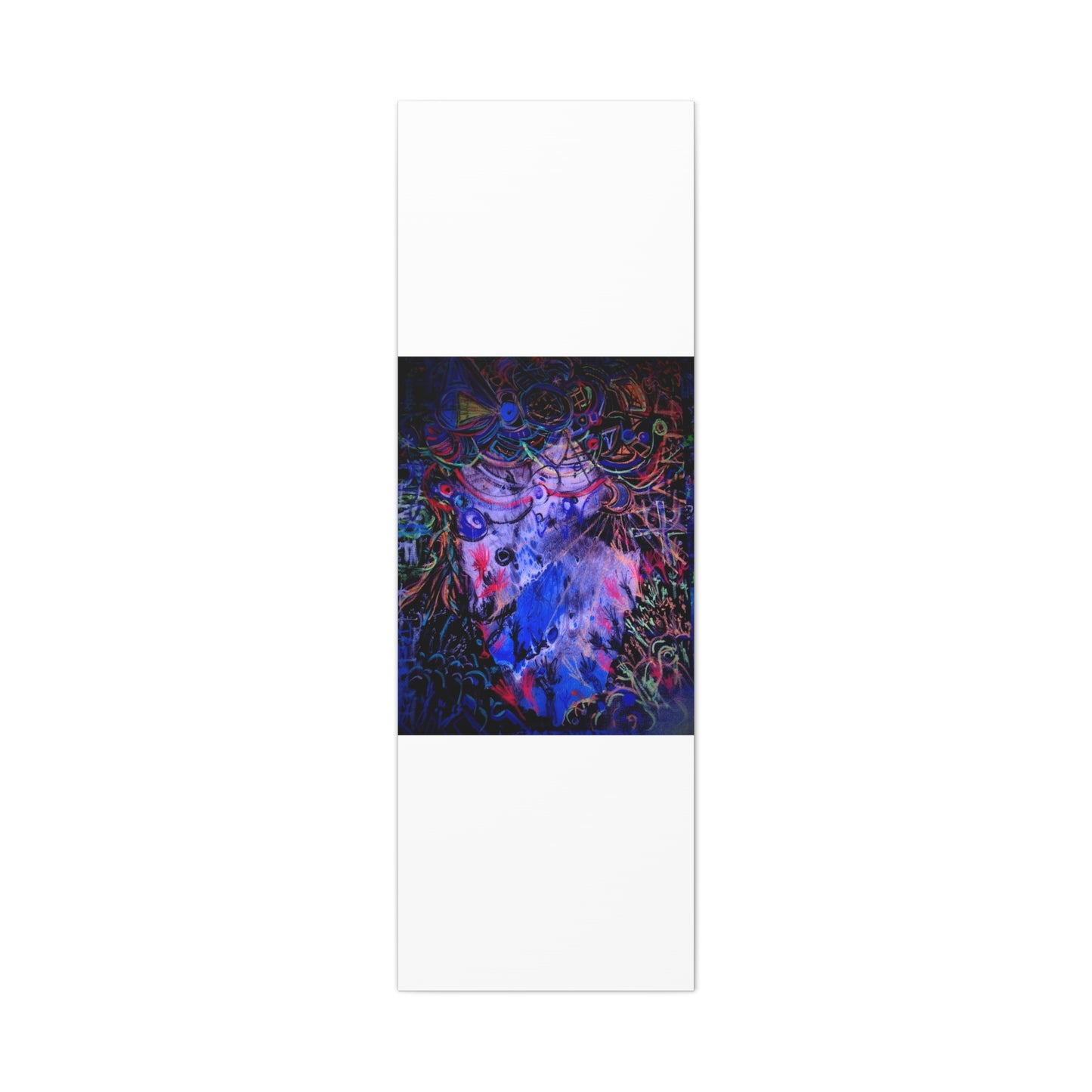 soul_extractions - Abstract Neon Canvas Art - Vibrant Psychedelic Wall Decor