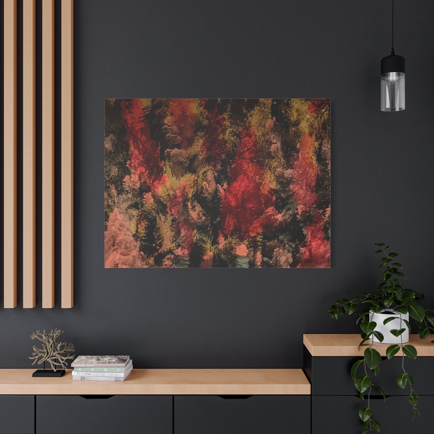 Autumn Forest Abstract Canvas