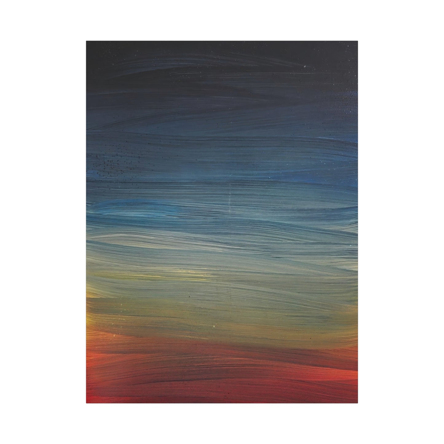 Abstract Coastal Sunset Canvas Print — Matte Stretched Wall Art