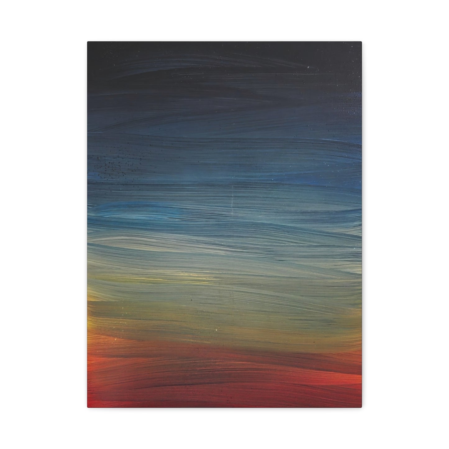 Abstract Coastal Sunset Canvas Print — Matte Stretched Wall Art