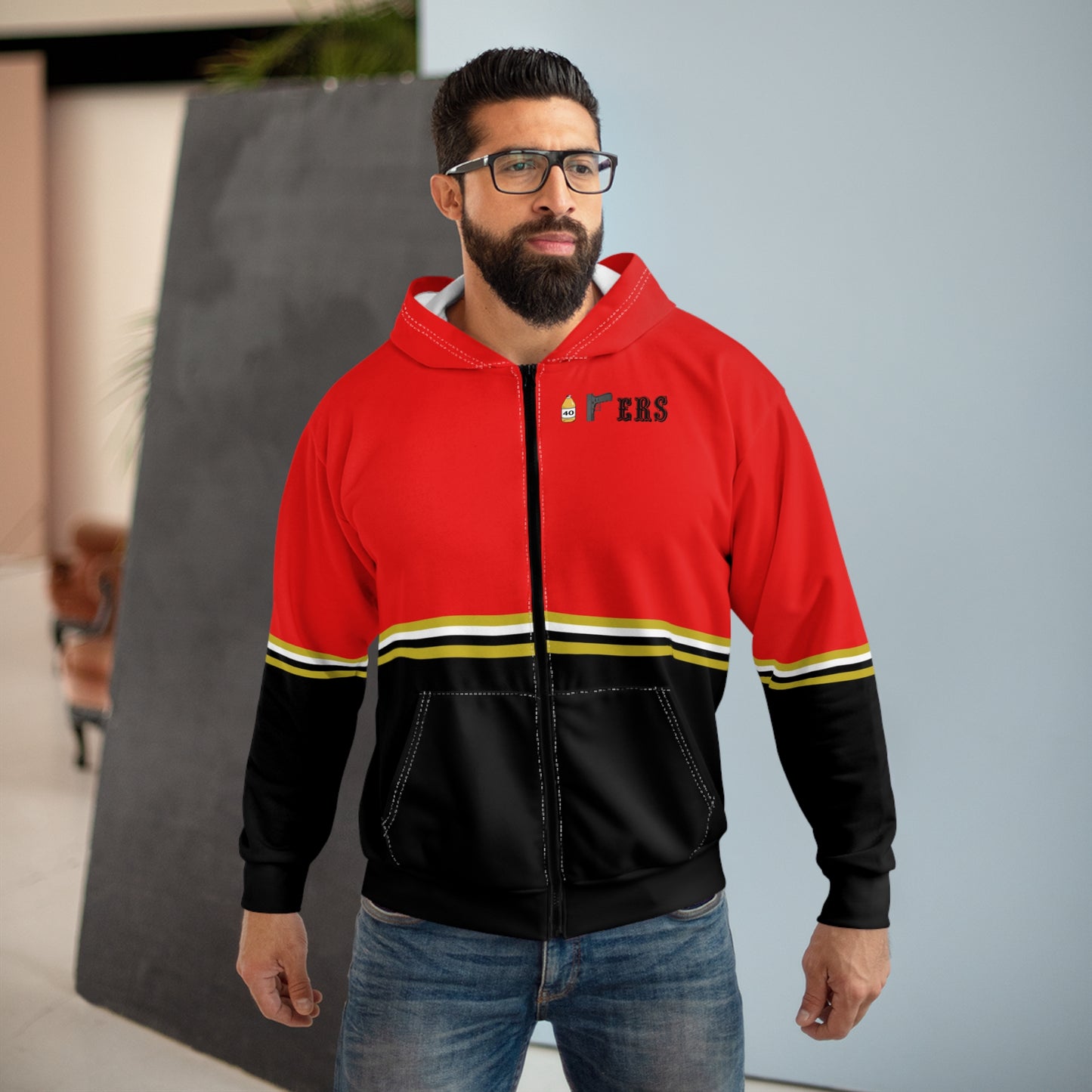 Copy of Unisex Zip Hoodie (AOP)