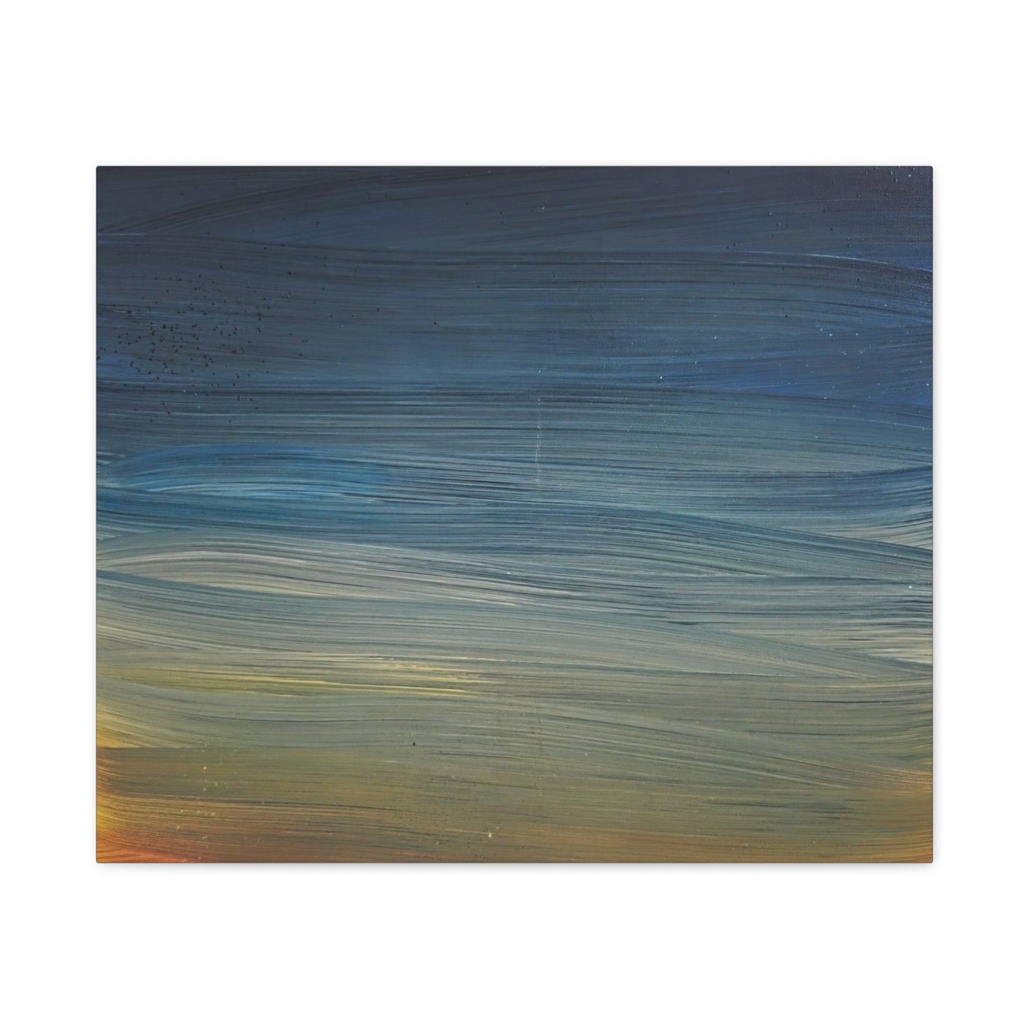 Abstract Coastal Sunset Canvas Print — Matte Stretched Wall Art