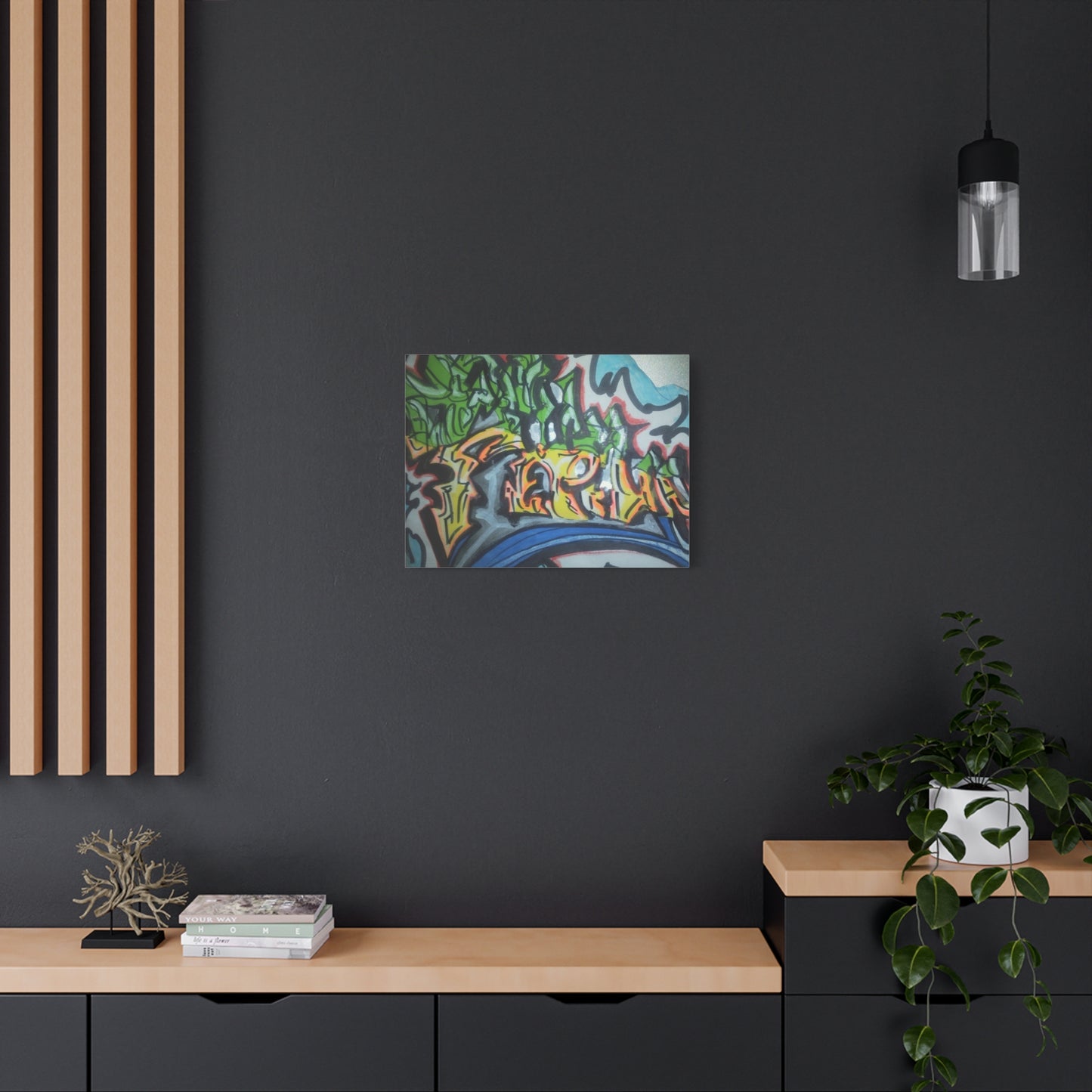 Graffiti Street Art Canvas Print — Urban Colorful Wall Decor