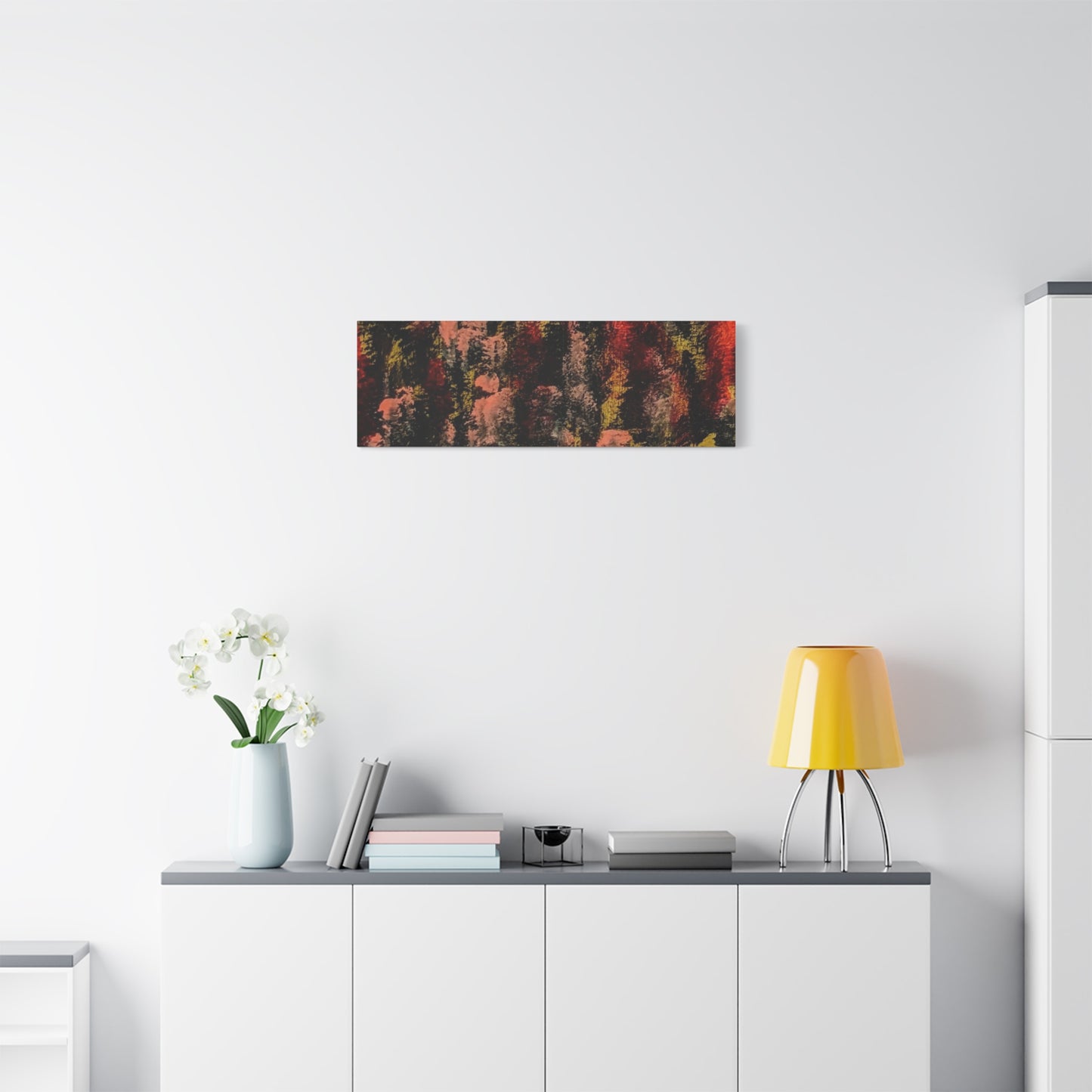 Autumn Forest Abstract — Matte Stretched Canvas