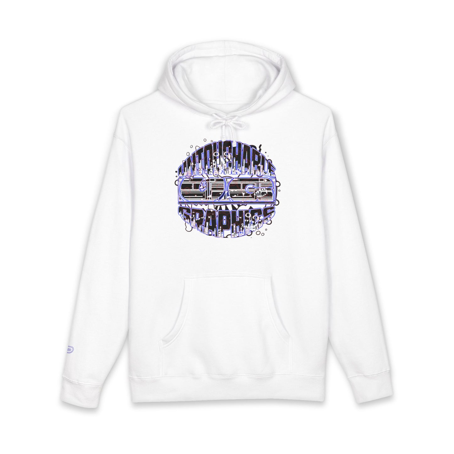 untouchable logo hooded sweatshirt