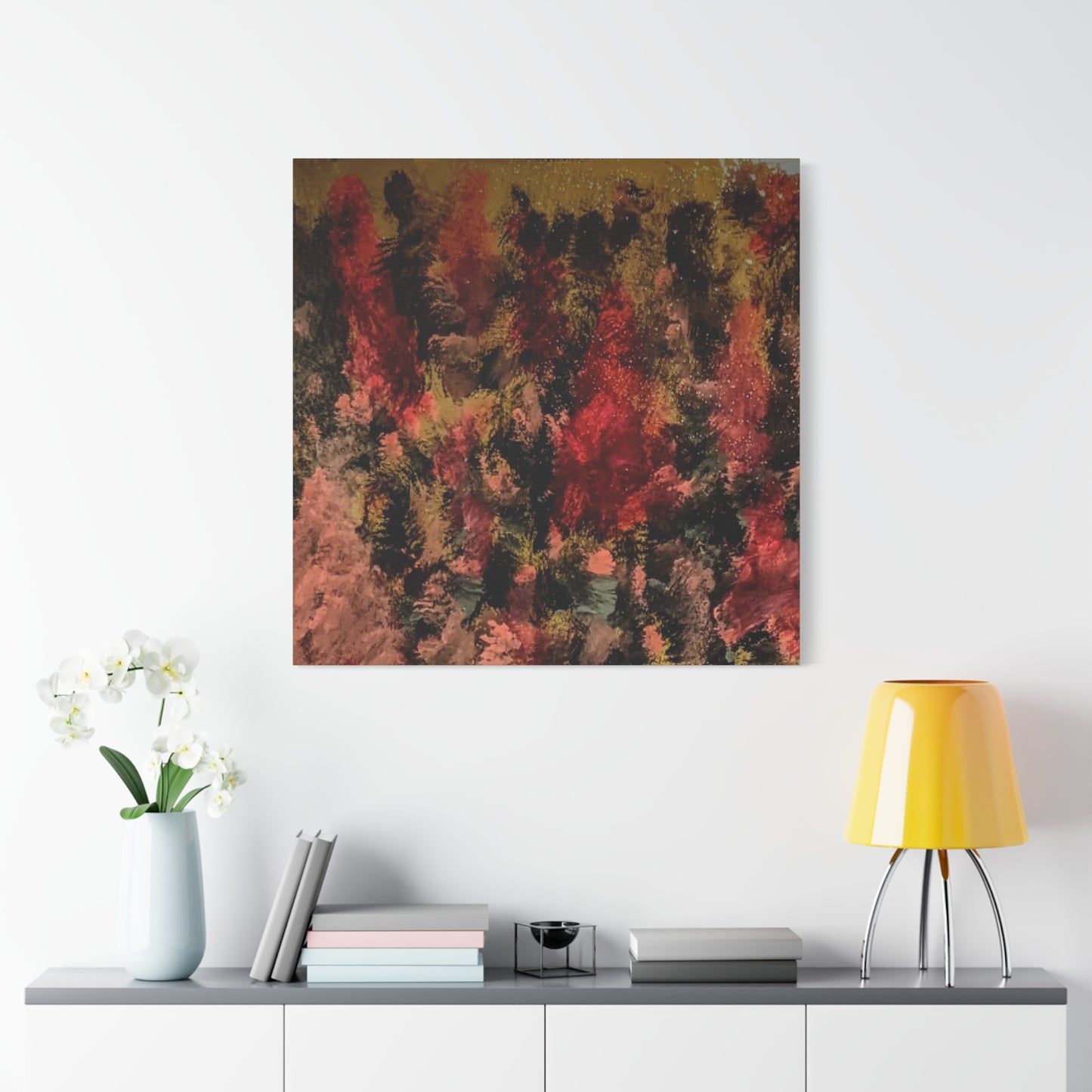 Autumn Forest Abstract Canvas