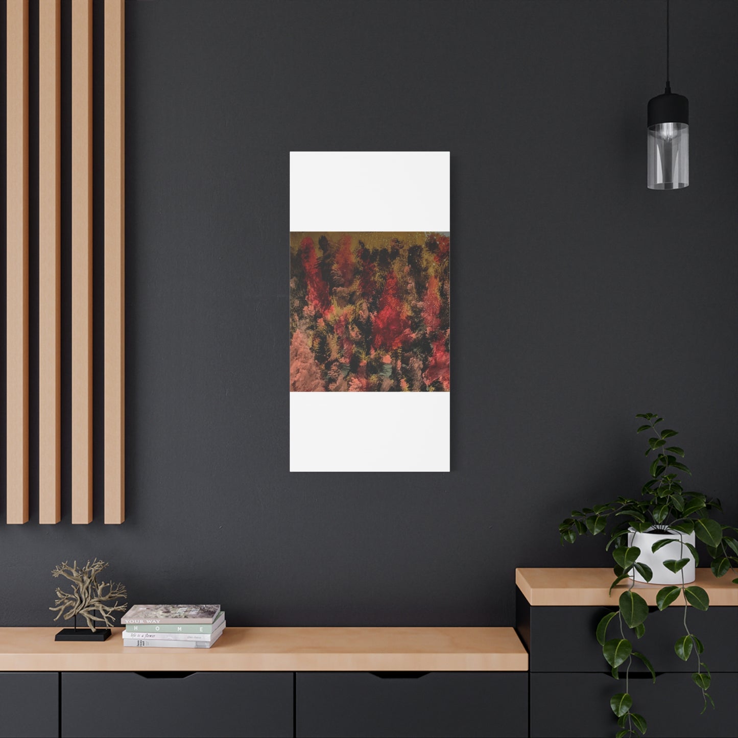 Autumn Forest Abstract Canvas