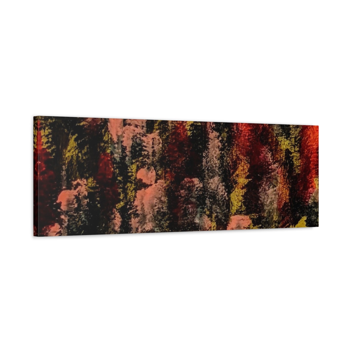 Autumn Forest Abstract — Matte Stretched Canvas