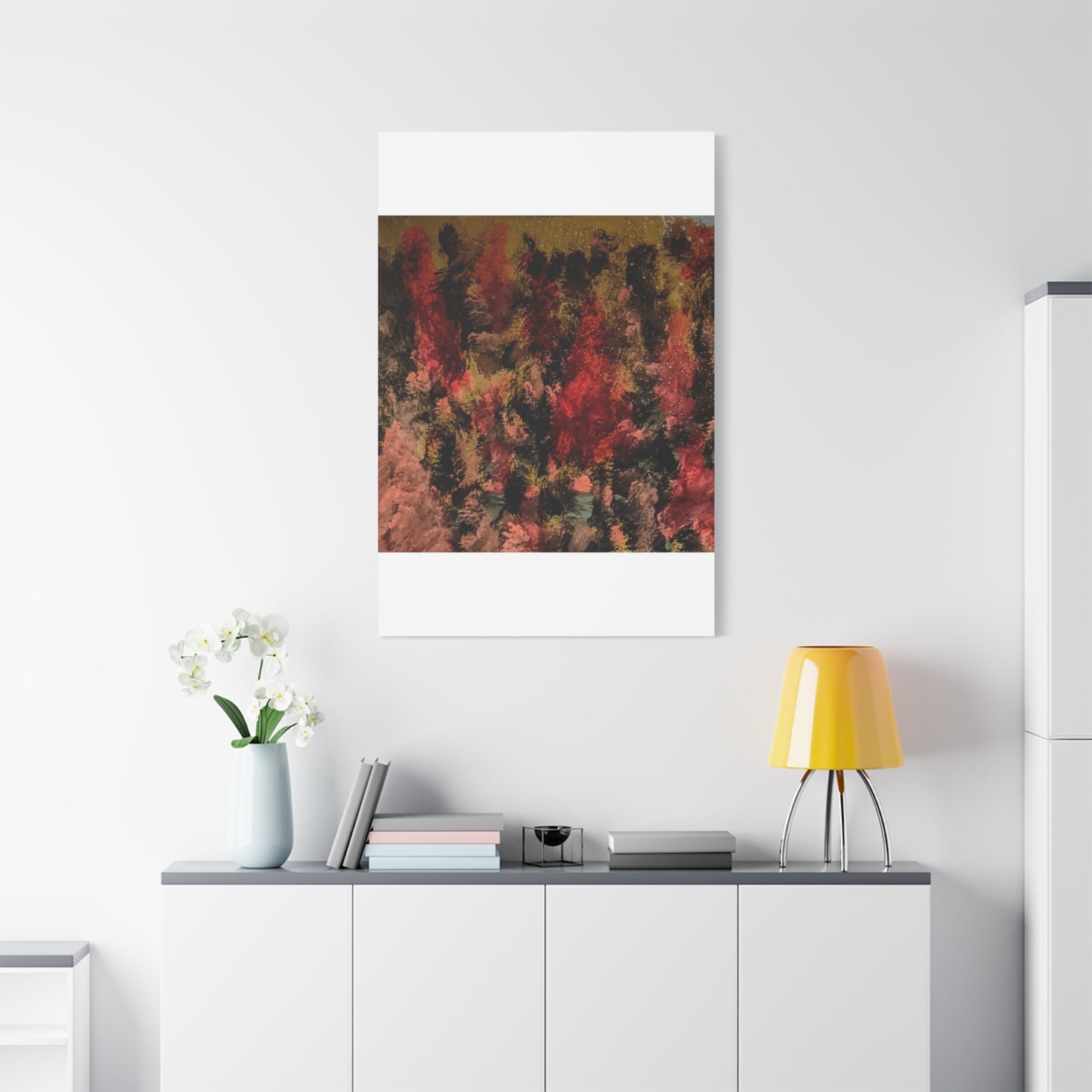 Autumn Forest Abstract Canvas