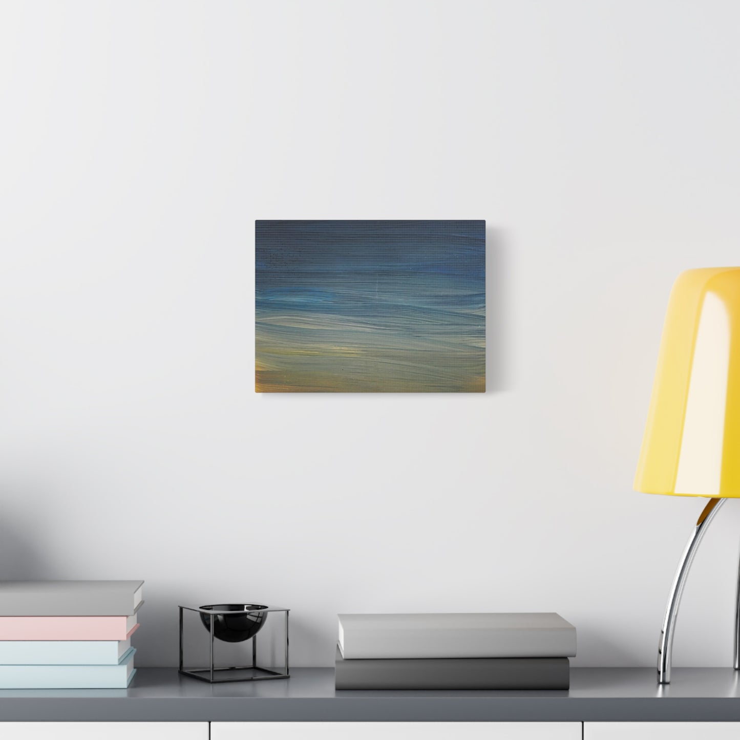 Abstract Coastal Sunset Canvas Print — Matte Stretched Wall Art