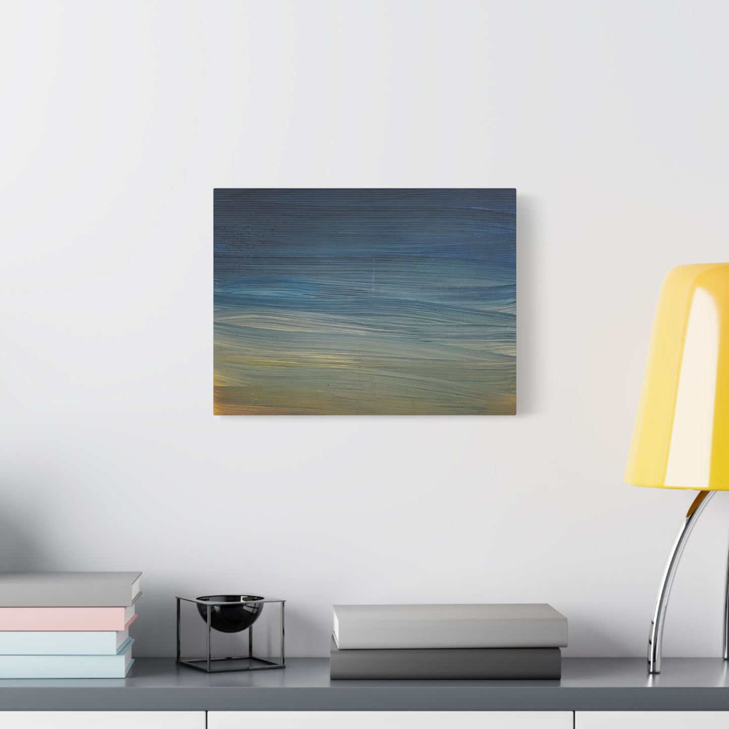 Abstract Coastal Sunset Canvas Print — Matte Stretched Wall Art