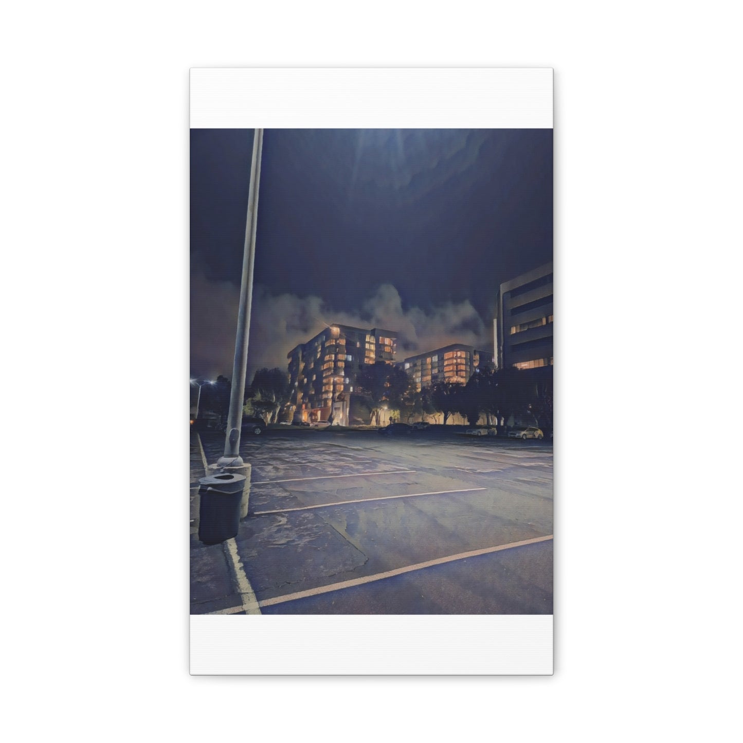 Canvas Art Print - Urban Nightscape Wall Décor