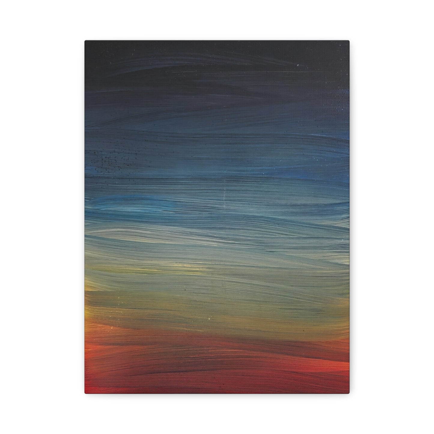Abstract Coastal Sunset Canvas Print — Matte Stretched Wall Art