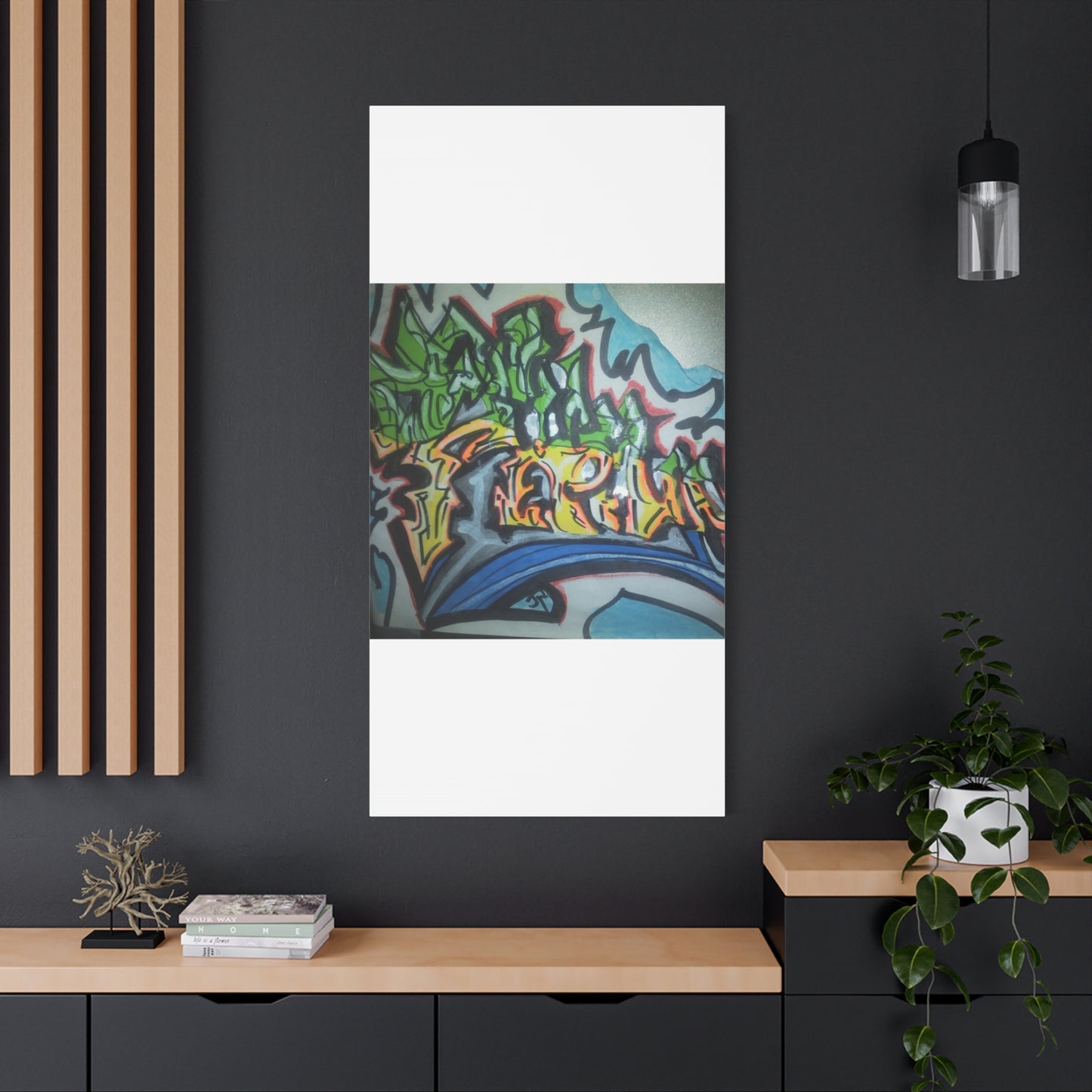Graffiti Street Art Canvas Print — Urban Colorful Wall Decor