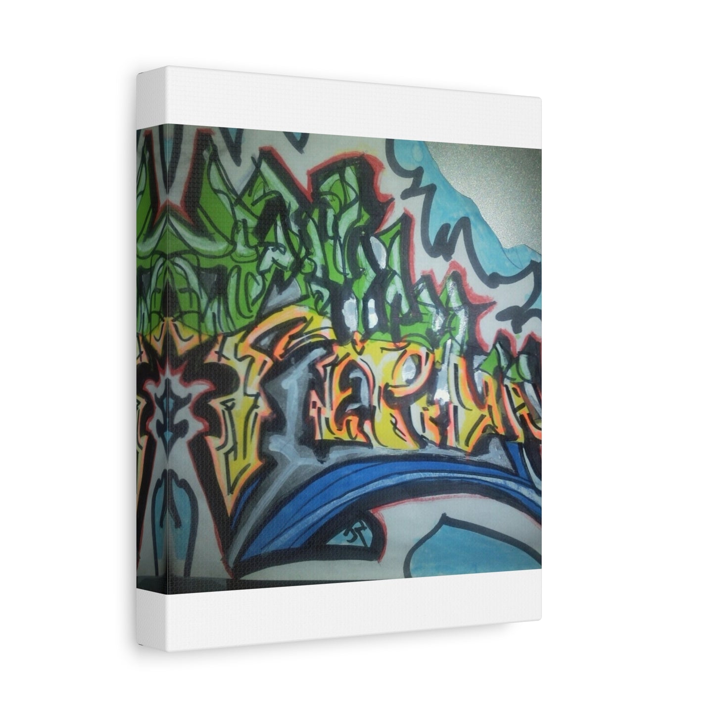 Graffiti Street Art Canvas Print — Urban Colorful Wall Decor
