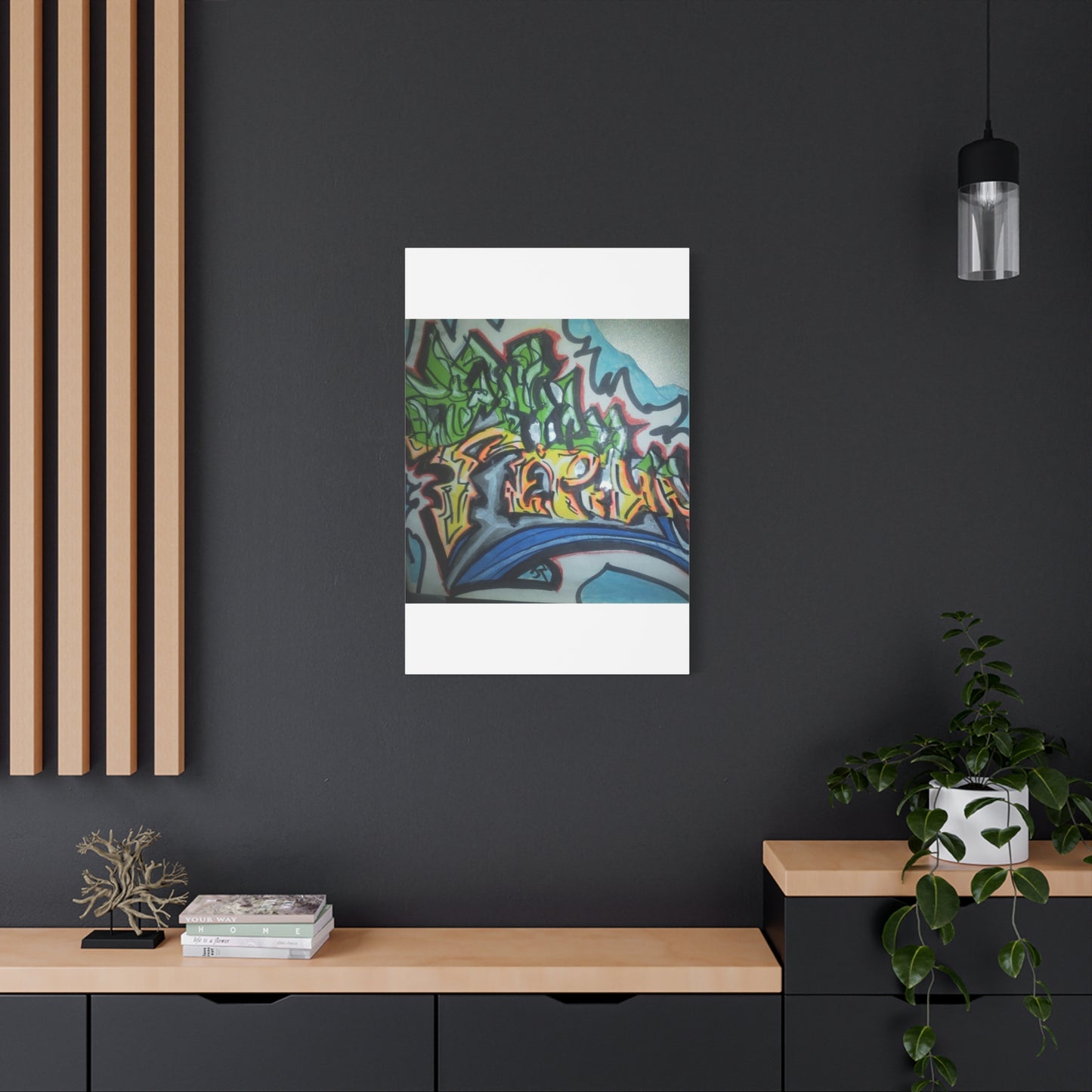 Graffiti Street Art Canvas Print — Urban Colorful Wall Decor
