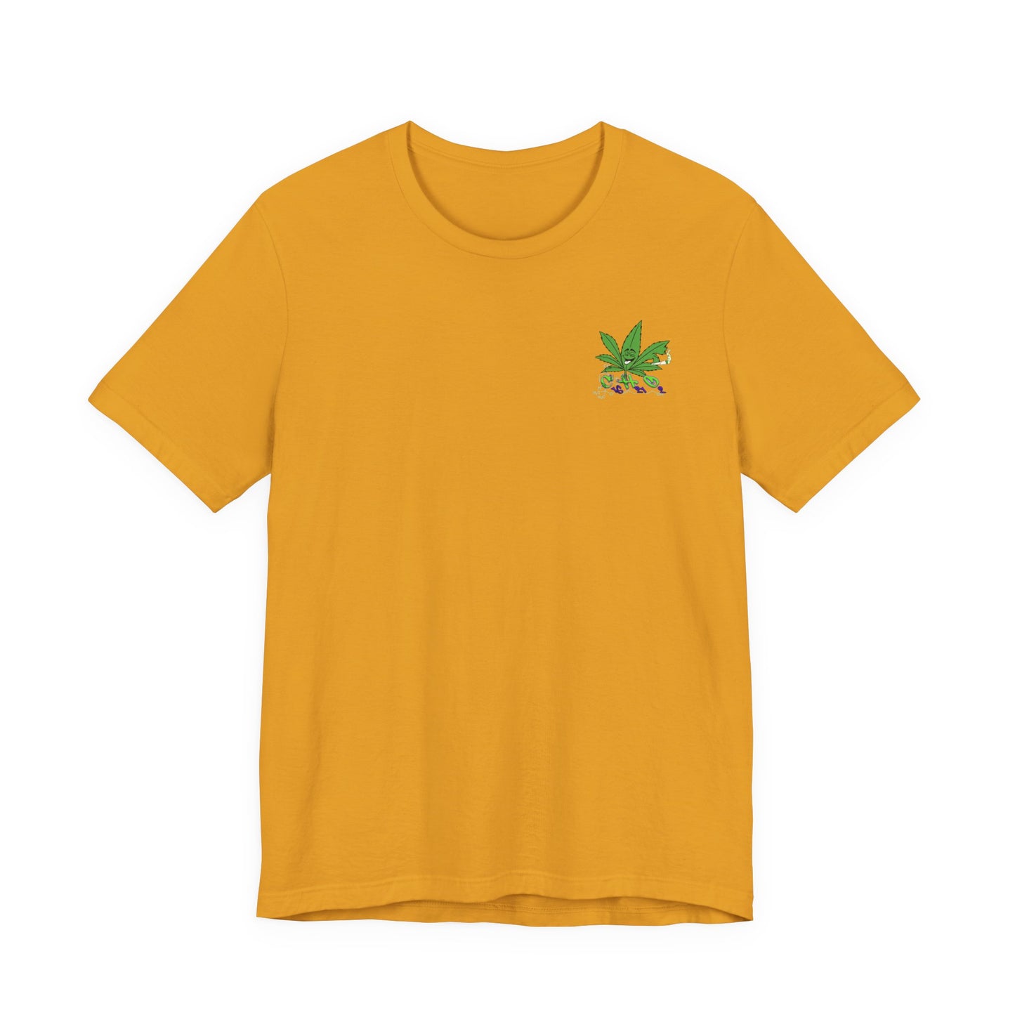 C16H21O2 - Minimal Marijuana Plant Graphic T-Shirt