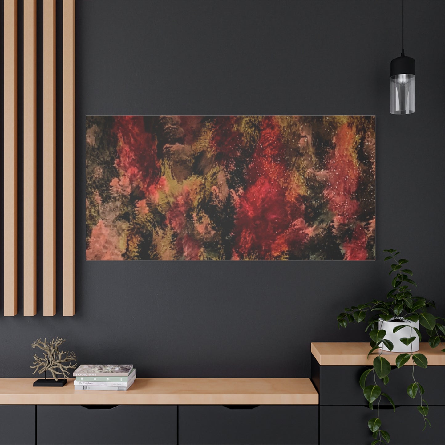 Autumn Forest Abstract Canvas