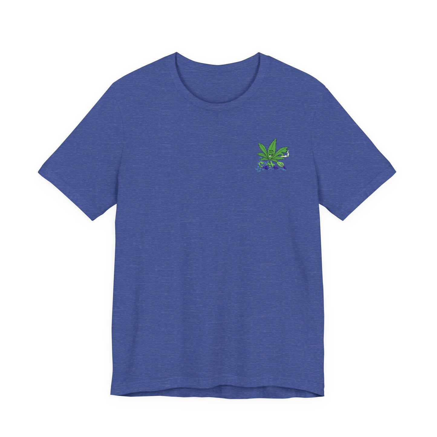 C16H21O2 - Minimal Marijuana Plant Graphic T-Shirt