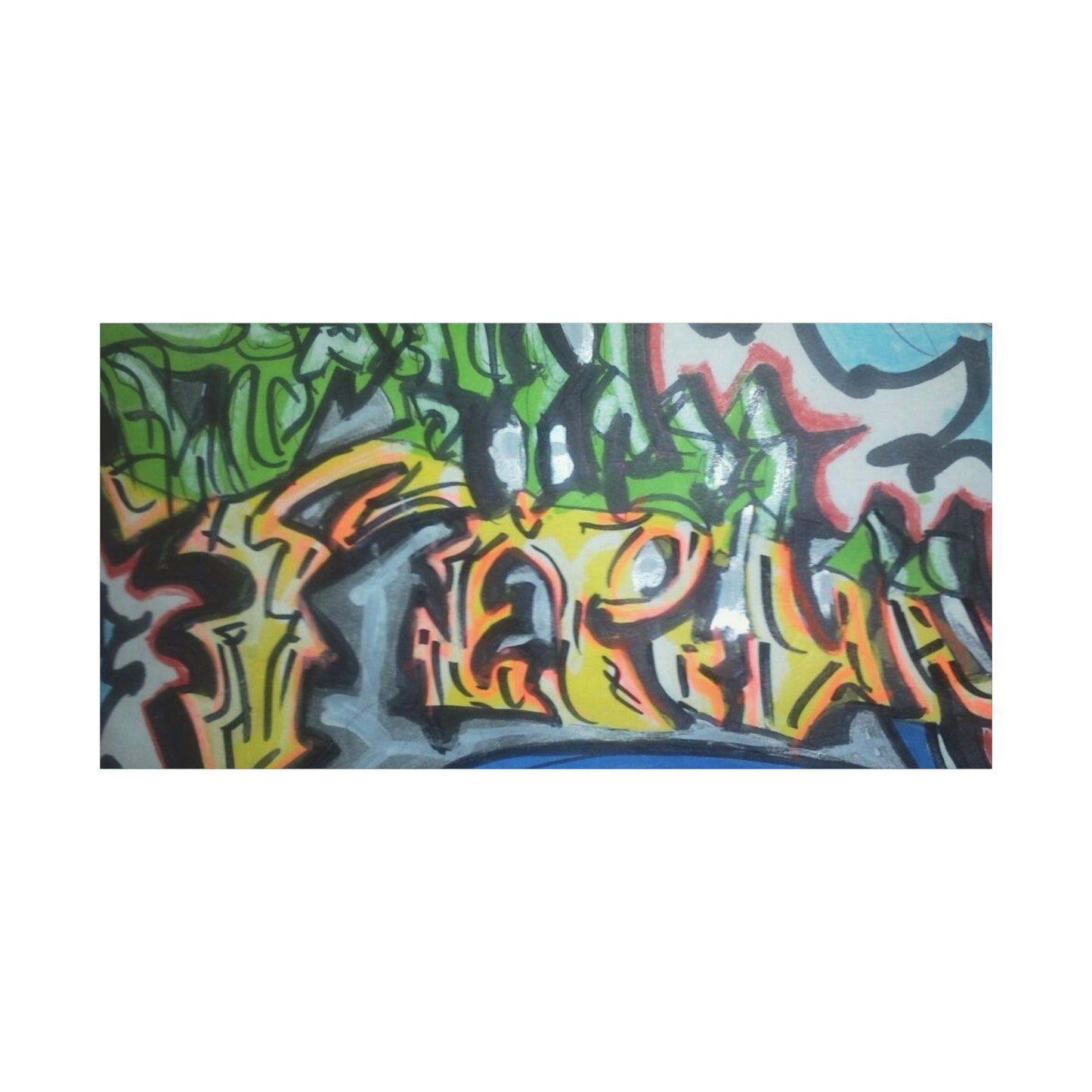 Graffiti Street Art Canvas Print — Urban Colorful Wall Decor