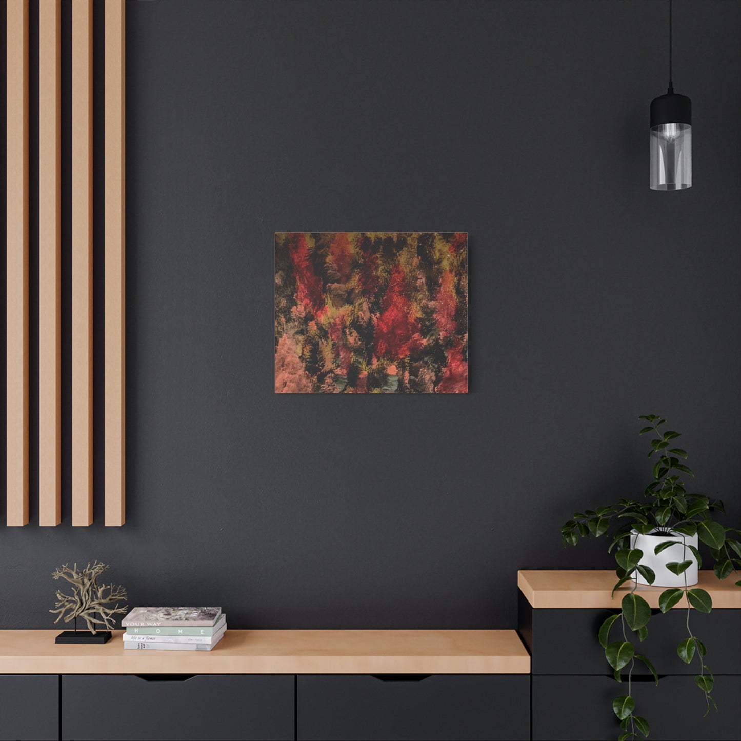 Autumn Forest Abstract Canvas