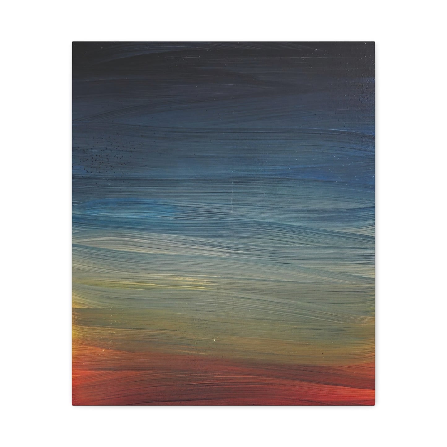 Abstract Coastal Sunset Canvas Print — Matte Stretched Wall Art
