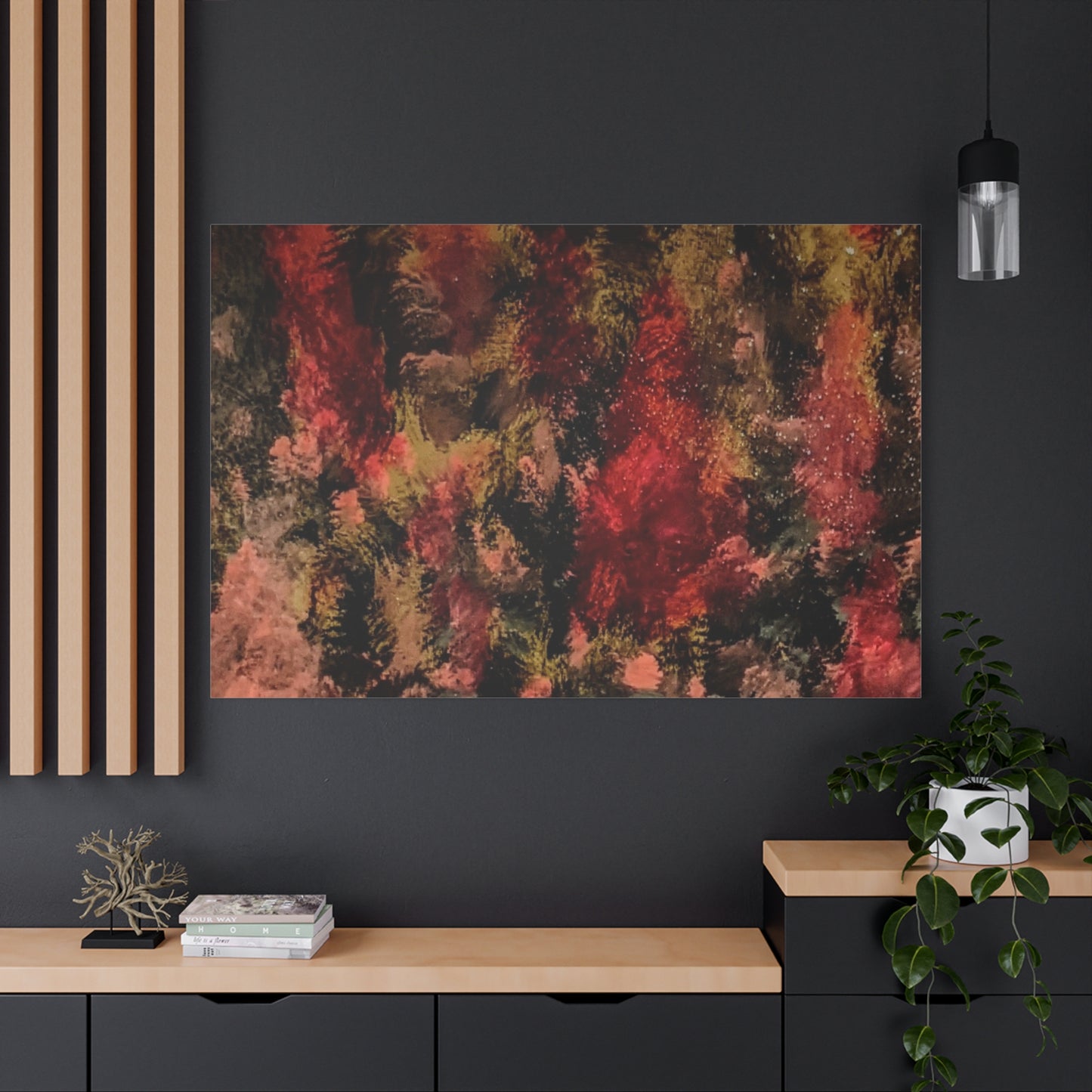 Autumn Forest Abstract Canvas