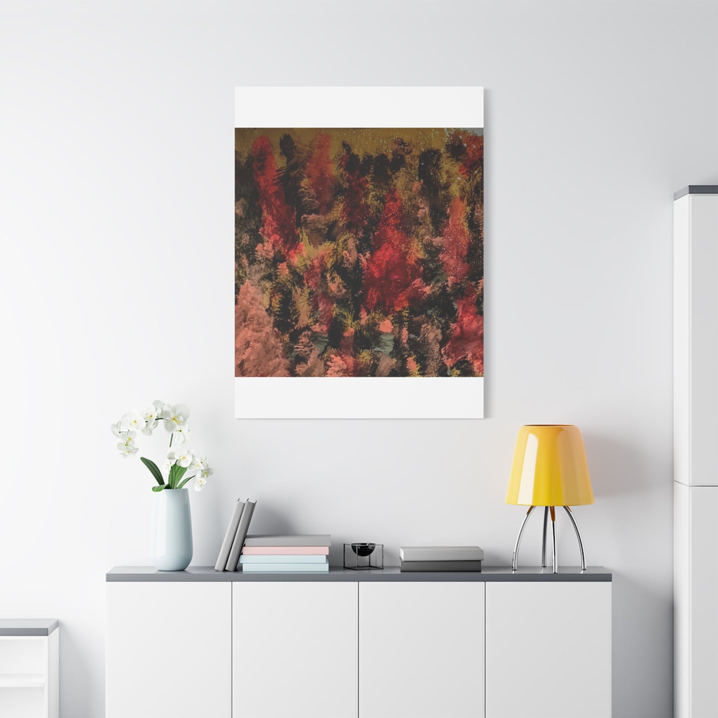 Autumn Forest Abstract Canvas