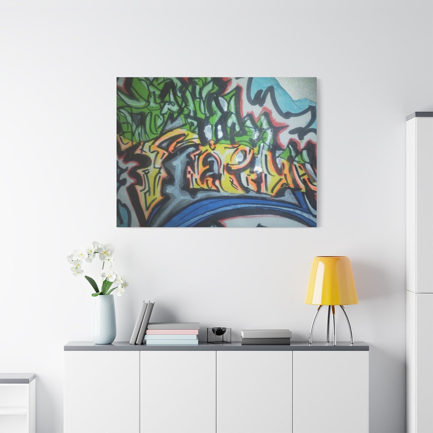 Graffiti Street Art Canvas Print — Urban Colorful Wall Decor