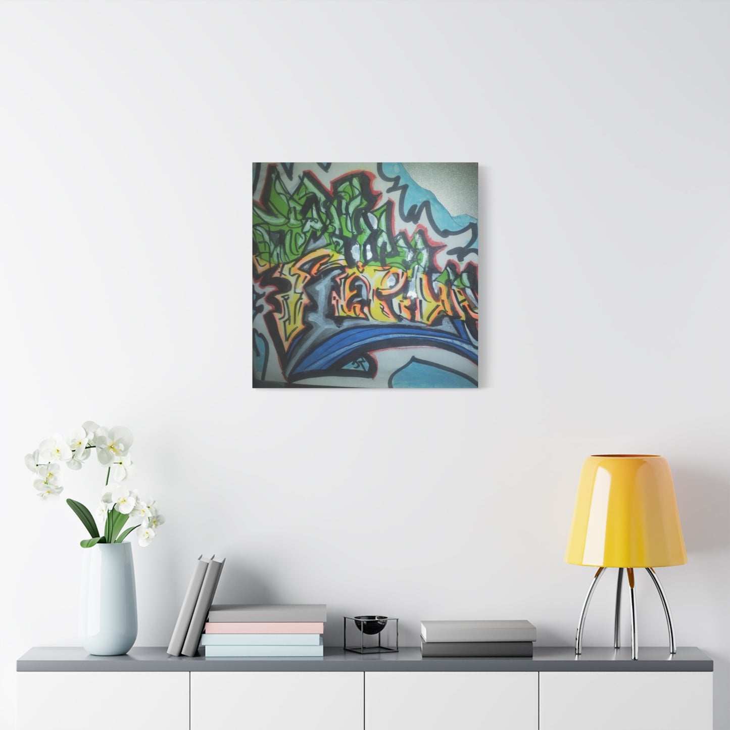 Graffiti Street Art Canvas Print — Urban Colorful Wall Decor