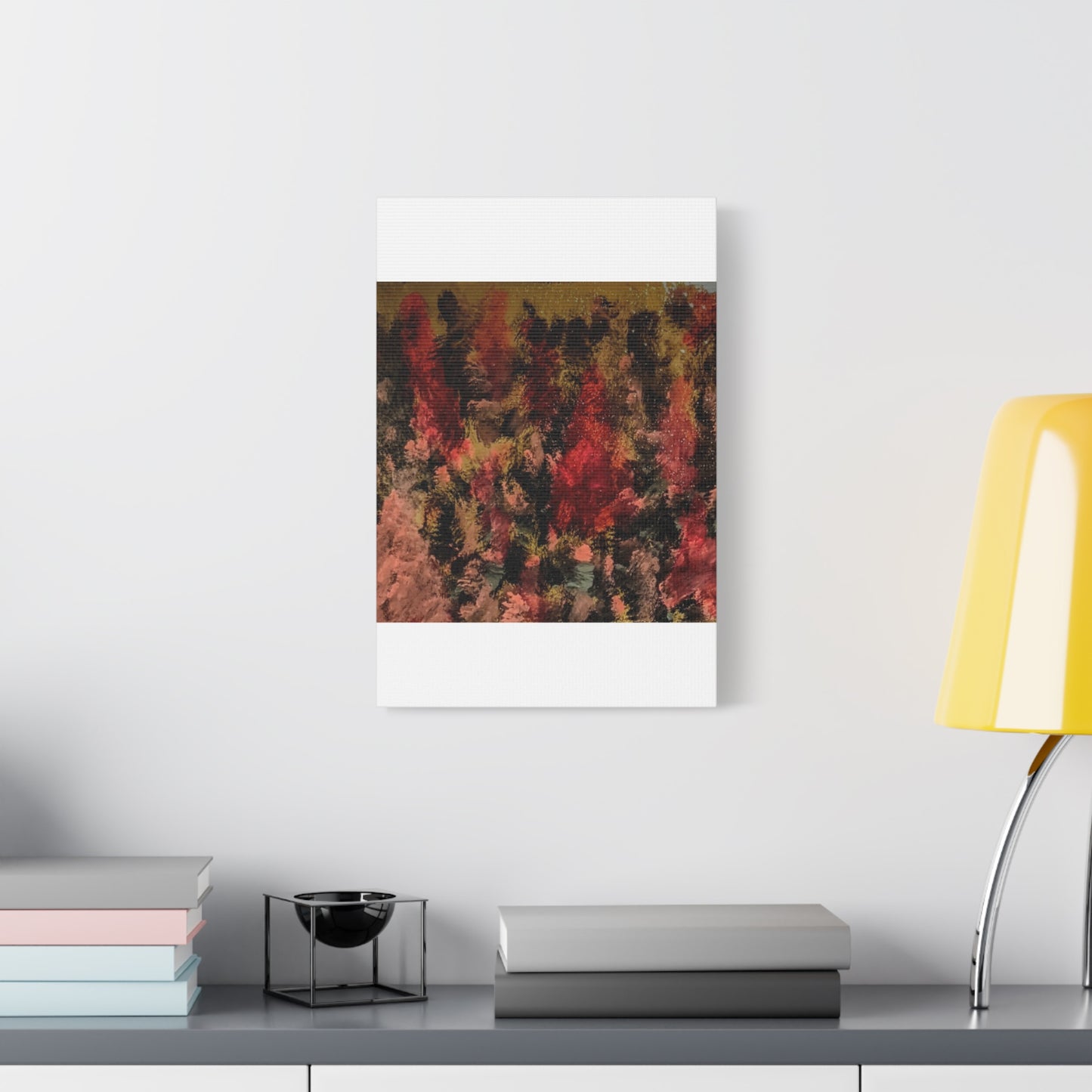 Autumn Forest Abstract Canvas