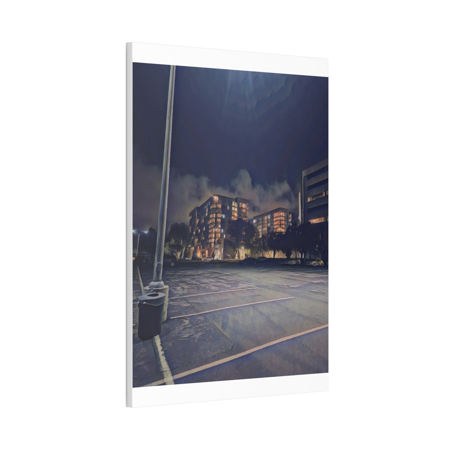 Canvas Art Print - Urban Nightscape Wall Décor