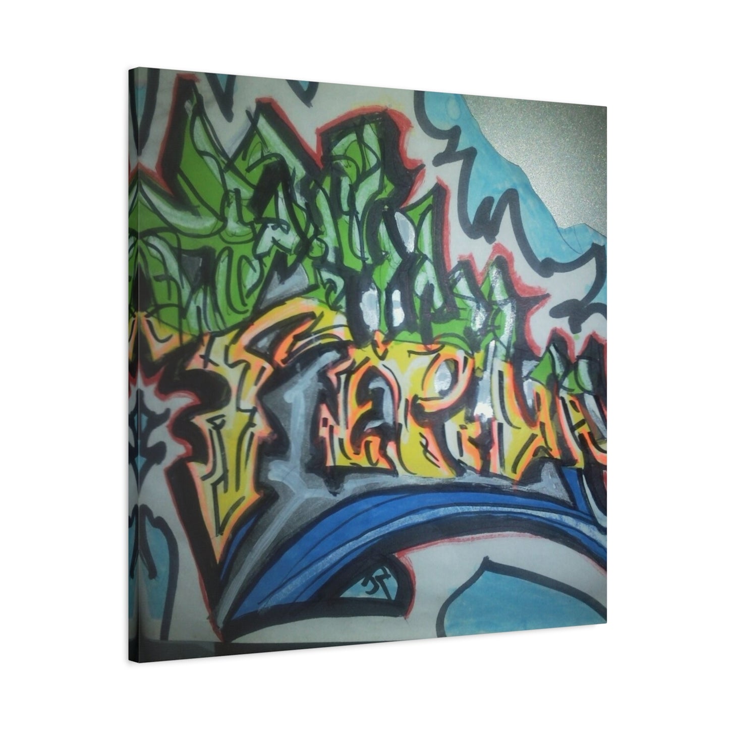 Graffiti Street Art Canvas Print — Urban Colorful Wall Decor