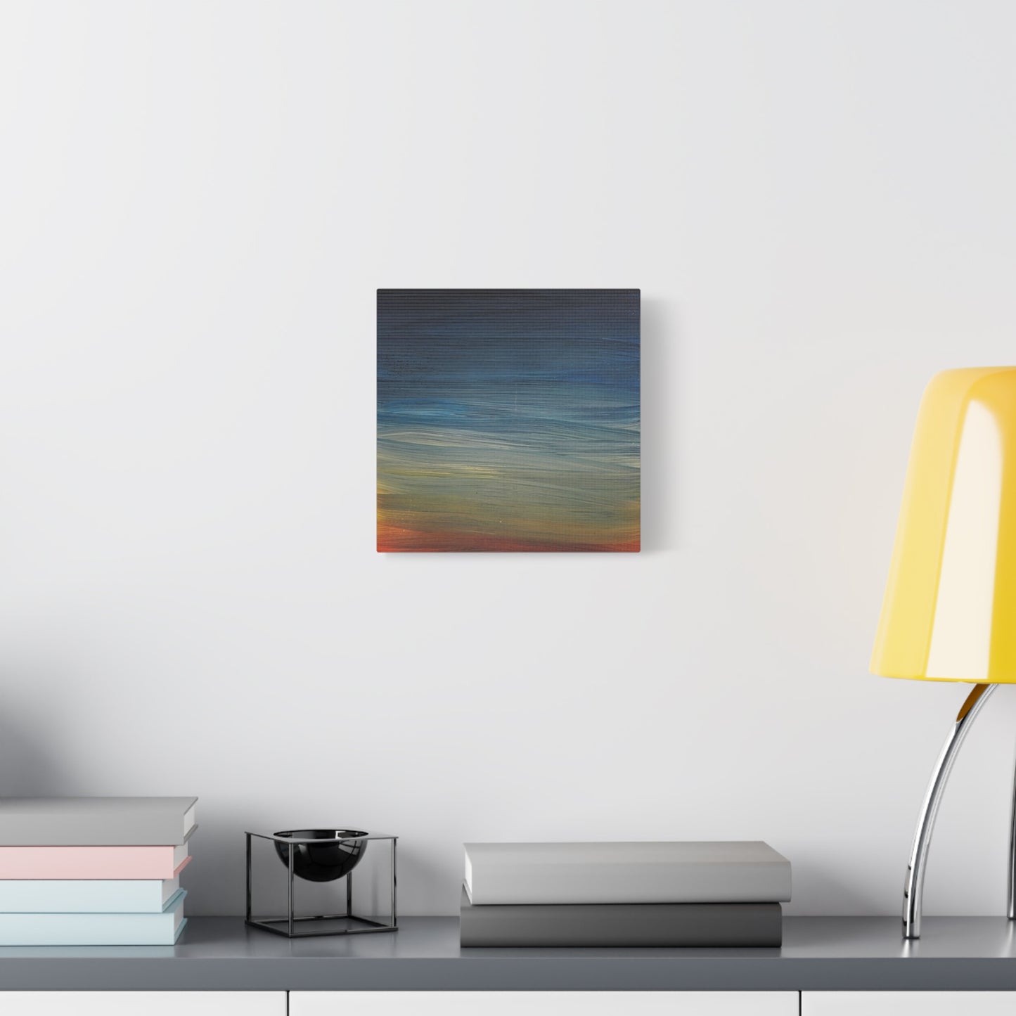Abstract Coastal Sunset Canvas Print — Matte Stretched Wall Art