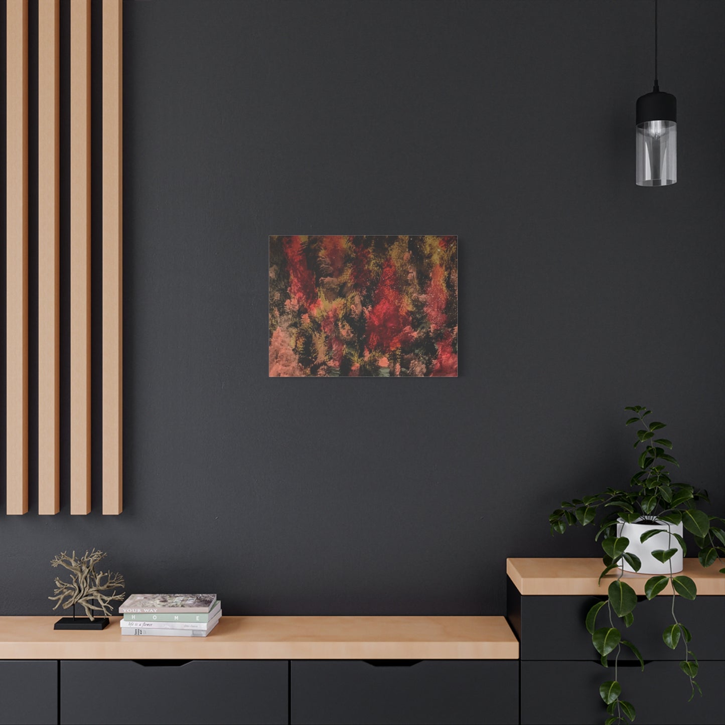 Autumn Forest Abstract Canvas