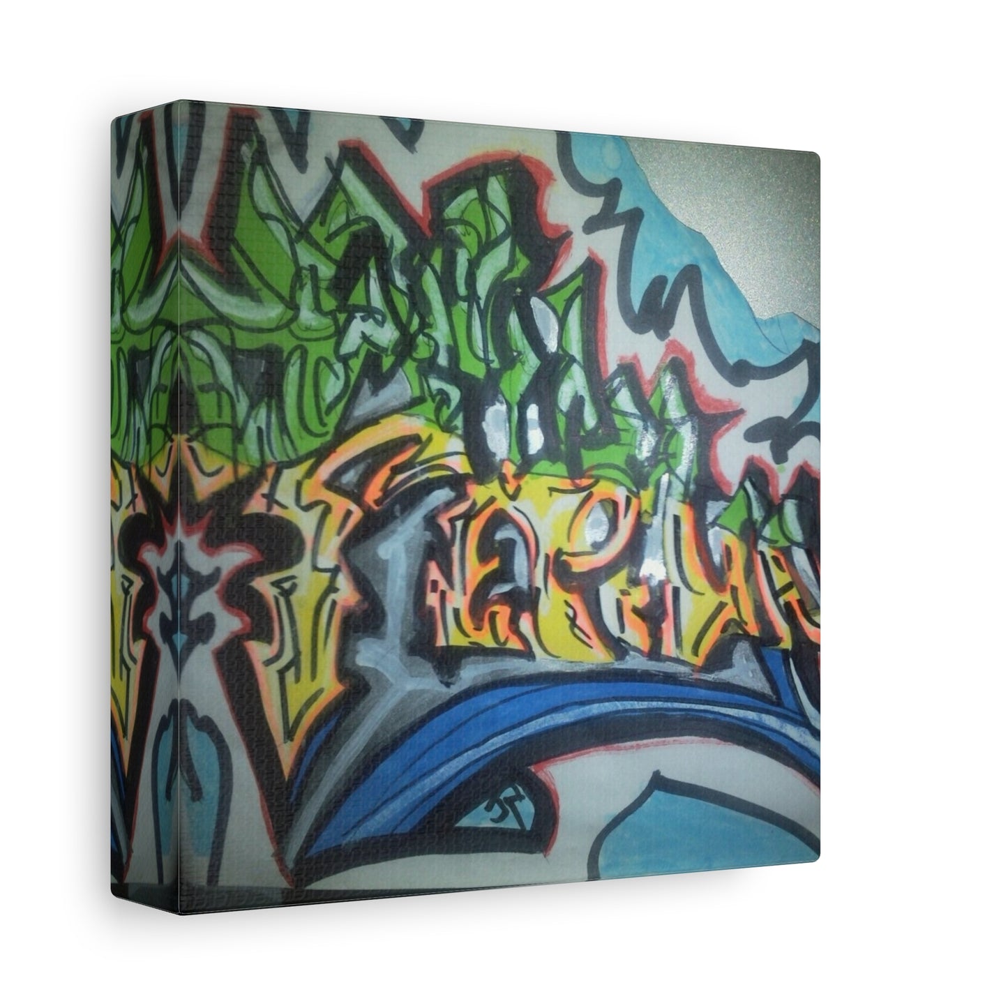 Graffiti Street Art Canvas Print — Urban Colorful Wall Decor