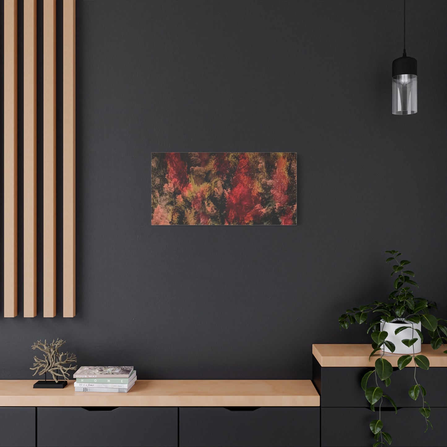Autumn Forest Abstract Canvas