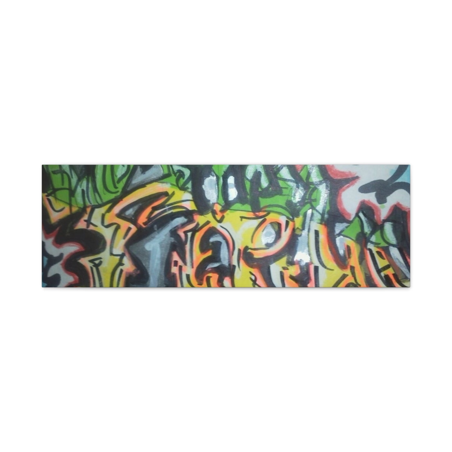 Graffiti Street Art Canvas Print — Urban Colorful Wall Decor