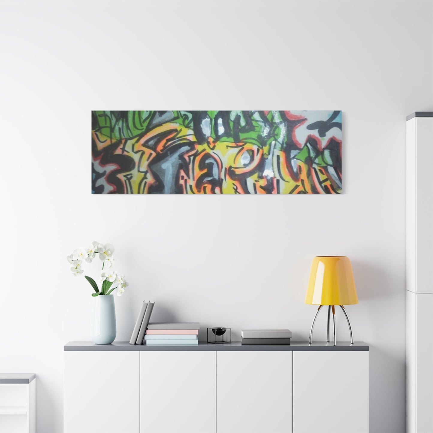Graffiti Street Art Canvas Print — Urban Colorful Wall Decor