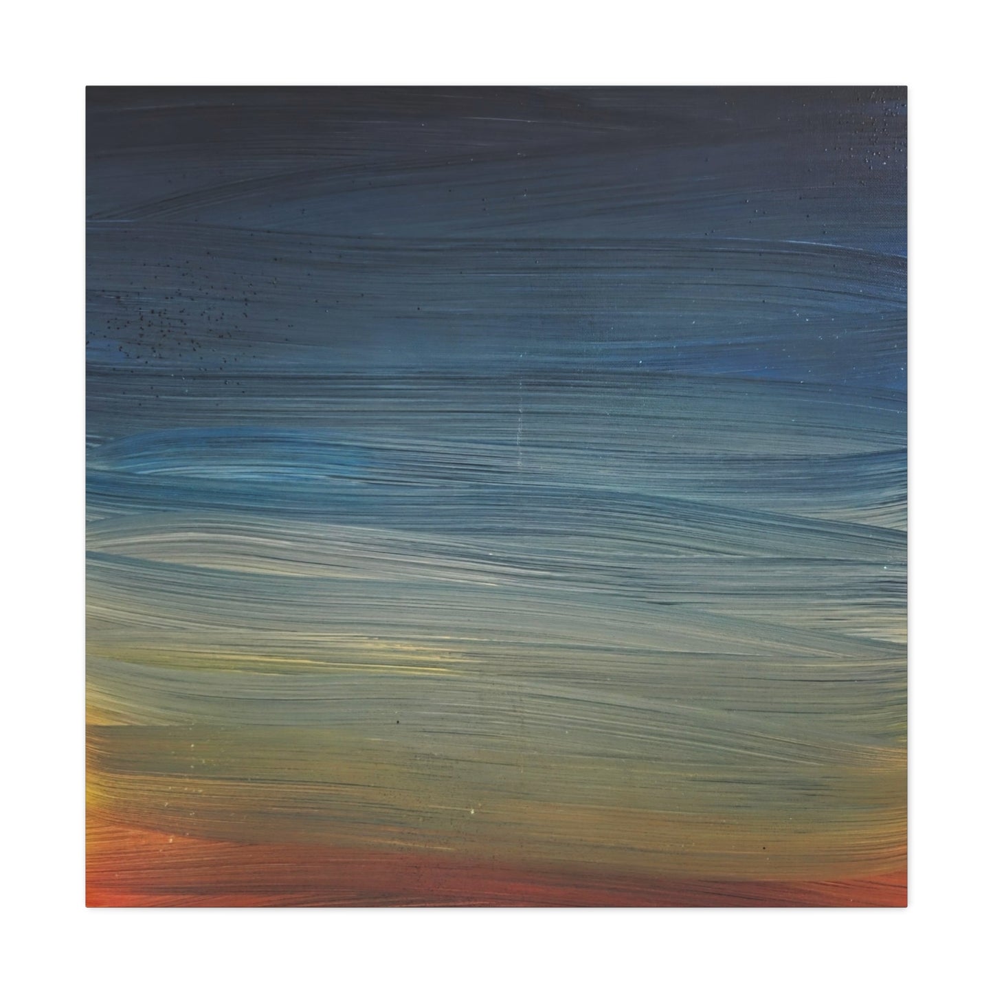 Abstract Coastal Sunset Canvas Print — Matte Stretched Wall Art