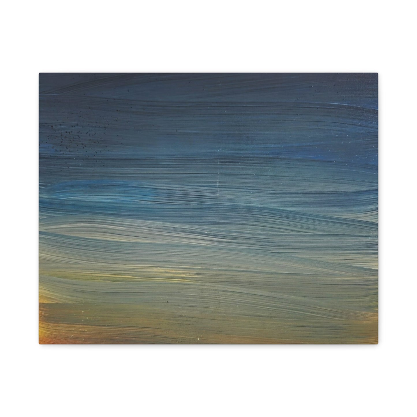 Abstract Coastal Sunset Canvas Print — Matte Stretched Wall Art