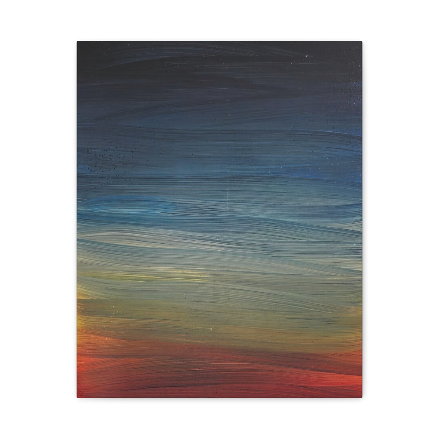 Abstract Coastal Sunset Canvas Print — Matte Stretched Wall Art