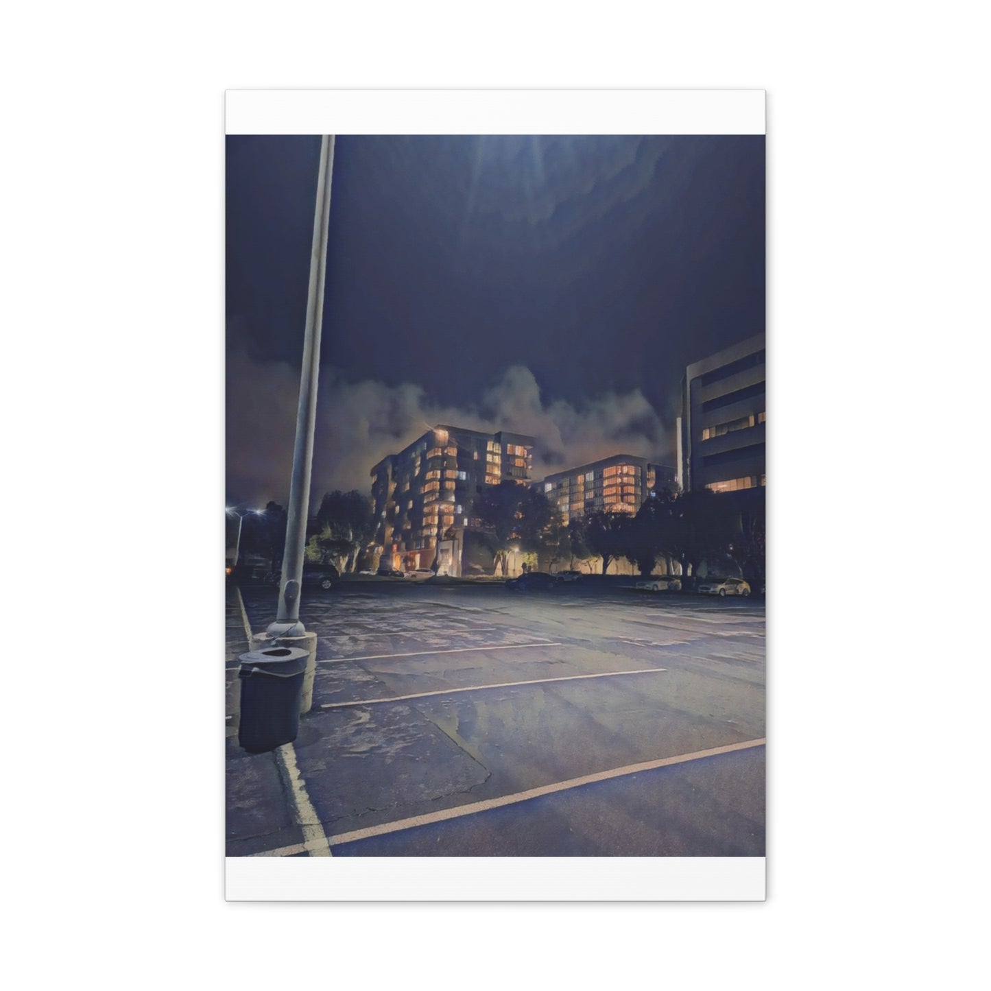 Canvas Art Print - Urban Nightscape Wall Décor