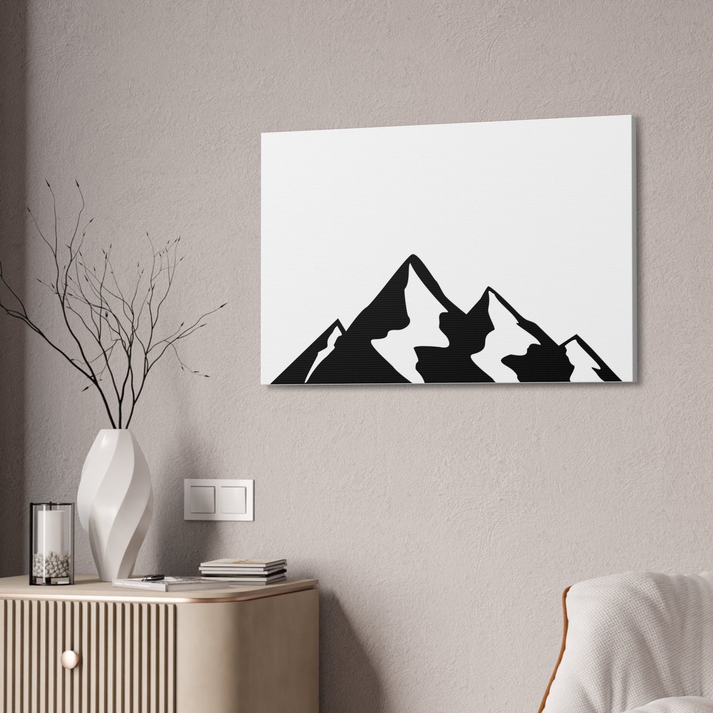 mountains003 - Mountain Landscape Wall Art Canvas